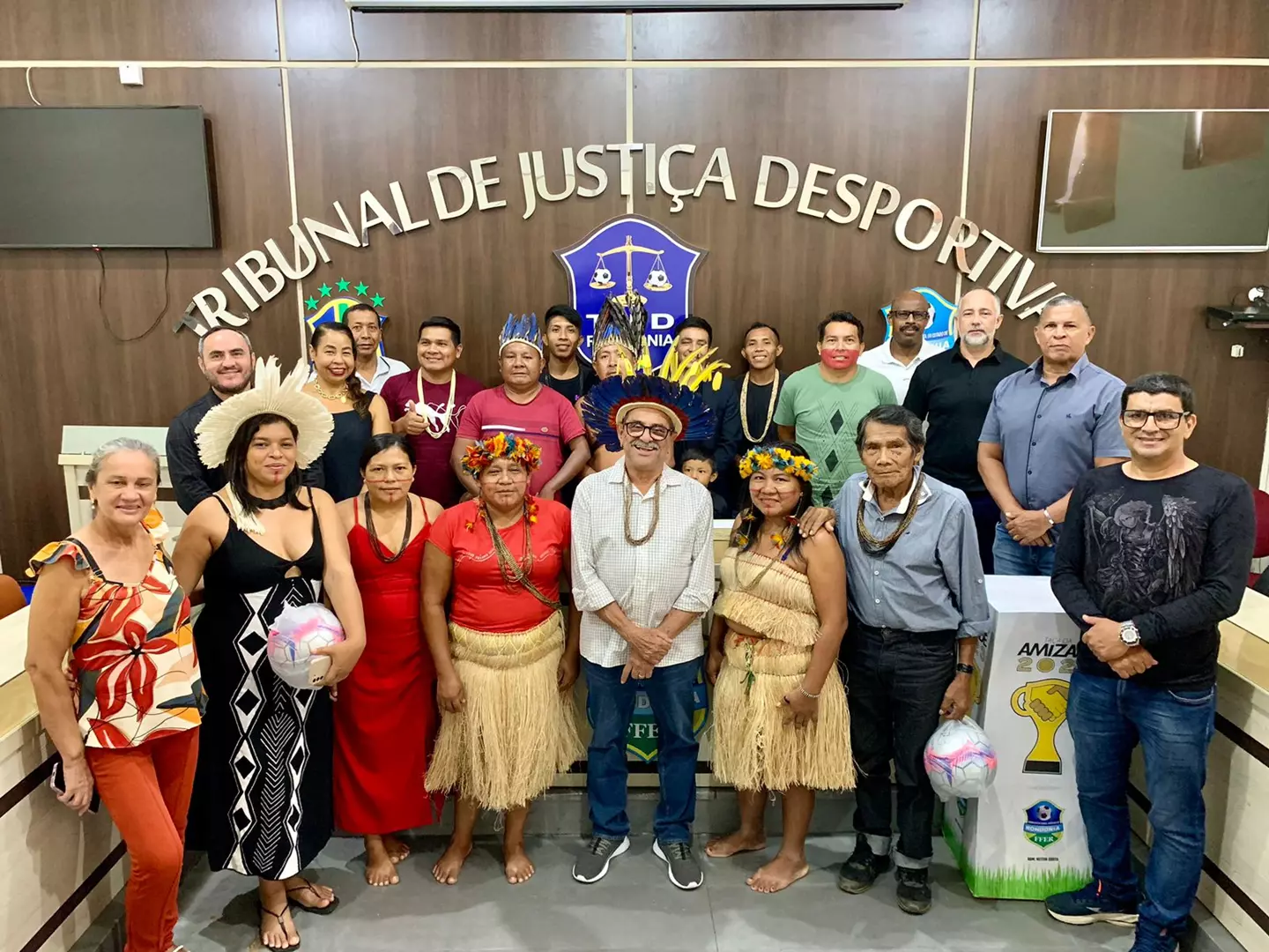 Indígenas recebem apoio do presidente Heitor Costa para filiação junto à FFER